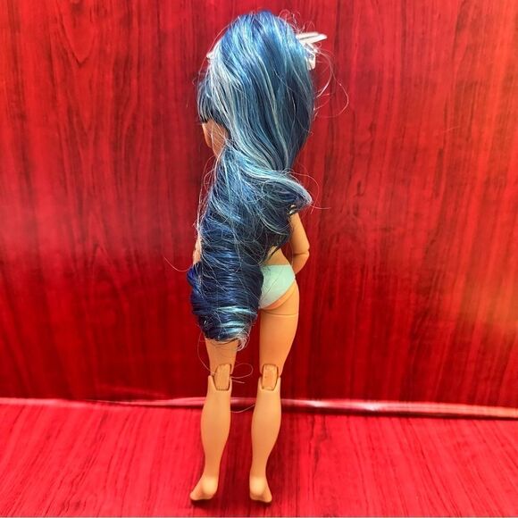 Rainbow โ๐๐๐High Skyler Bradshaw Cheer Squad blue hair - Picture 5 of 14